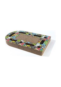 Resim M-pets Urban Style Freestyle Kedi Karton Tırmalama Tahtası Renkli 50x30 Cm 244-54018.01 