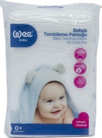 Resim Bebedor Bebek Bakım Temizleme Pamuğu 60'lı 