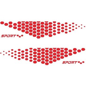 Resim 2 Adet Evrensel Vücut Sticker Araba Kapı Çıkartmaları K20576r 