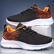 Resim Erkeklerin Nefes Alabilen Hafif Sneaker'ları: Trendy, Rahat ve Kaymaz - Yürüyüş için Mükemmel! 