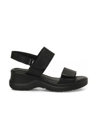 Resim Butigo 25s-271 6fx Siyah Kadın Dolgu Topuk Sandalet 000000000102687422 Siyah 