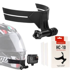 Resim KNMASTER HC-10 Motosiklet Kask Çene Aksiyon Kamera Tutucu 