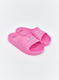 Resim LC Waikiki LCW STEPS Barbie Baskılı Kız Çocuk Terlik 