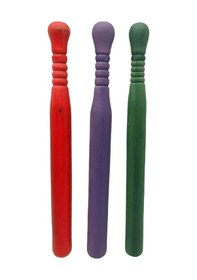 Resim Gürgen Beyzbol Sopası Boyalı Kısa - 50cm 5468 Çok Renkli 