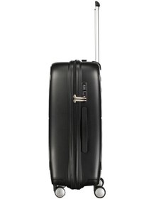 Resim Benetton Orta Boy %100 Polipropilen Kırılmaz Valiz Siyah Bnt1000 Siyah 