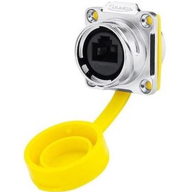 Resim DH-24-J/RJ45/213/SX-43-401 Su Geçirmez Ethernet Konnektörü - Dişi 