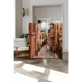 Resim Artavessa Dekoratif 3 Kanatlı Dijital Baskılı Kanvas Paravan - Seperatör - 120X180 cm - Model 4 