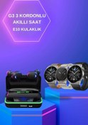 Resim POEBGO FAMİLY'S Yeni Nesil Akıllı Saat Ve Bluetooth Kulaklık Titreşim Bildirimleri Uyku Takibi 