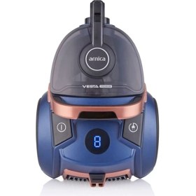 Resim Arnica Vesta Premium Toz Torbasız Lacivert / Rose Elektrikli Süpürge ET14480 