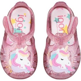 Resim Igor S10341-387 Tobby Unicornio Kız Çocuk Sandalet Fuşya 