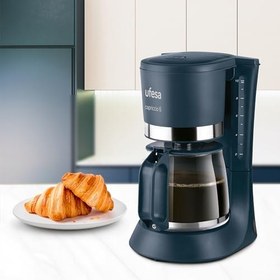 Resim Ufesa Filtre Kahve Makinesi CG7114 Capriccio, 6 Fincan, 600 W, 0.6 L, Kalıcı Filtre, Damlama Durdurma, Otomatik Kapanma, Siyah 