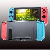 Resim Sunshine022 Nintendo Switch İçin Şeffaf Kristal Kılıf Paketi Ekran Koruyucu Ve 2 Joystick Kapağı 