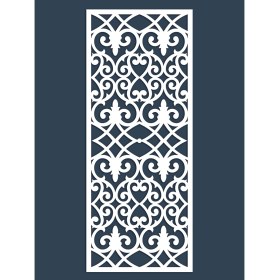 Resim Liar Ahşap Seperatör (Paravan) - KSP-206 - (18 mm) - (69 cm x 139 cm) - (Beyaz) 