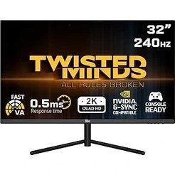 Resim Nacario Twisted Minds 32" TM32QHD240VA Qhd 2k 240Hz 0,5ms HDMI Dp HDR10 Gaming Moni̇tör 