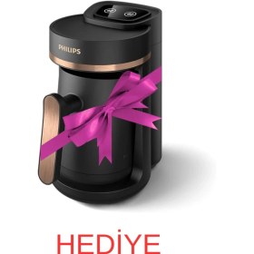 Resim Philips Premium Fırınlama. Izgara. Kızartma. Isıtma. HD9867/90 Airfryer Xxl Fritöz + HDA150/60 Türk Kahvesi HD9867/90 