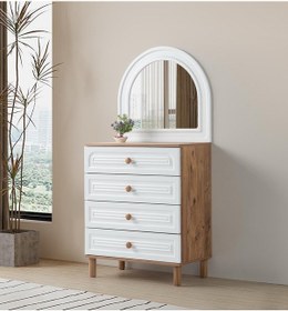 Resim Bohem Zambak Çekmeceli Şifonyer Aynasız 80x42x90 