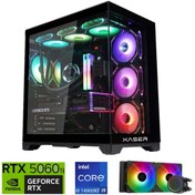 Resim XASER Lexus x400 i9 14900KF 16GB DDR5 Ram 2TB M.2 NVMe SSD 8GB RTX5060 Ti Sıvı Soğutmalı Oyuncu Bilg 