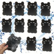 Resim 2/4/8 adet Sevimli Kedi Şekilli Yıkama Süngeri - Tekrar Kullanılabilir, Anti-Tangle Pet Saç Temizleyici, Mavi Döner Tasarım ile Poliüretan Temizleme Fırçası, Ev Temizliği ve Çamaşır için Temel, Pet Saç Temizleyici|Oyuncağı Kedi Tasarımı|Dayanıklı Temizleme Fırçası, Kedi Sevgisi Hediyeleri 