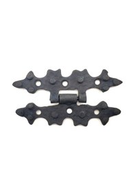 Resim Antika Tarz Dekoratif Pirinç Yıldız Menteşe - 84x44 Mm, Oksit Tg-v 6920 Çok Renkli 