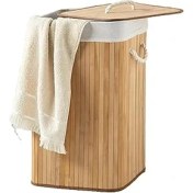 Resim English Home Fancy Katlanabilir Çamaşır Sepeti 35X35X60 cm Bej 