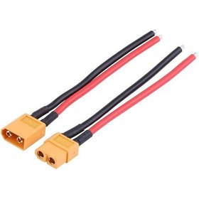 Resim XT60 Konnektör Kablosu XT-60 Erkek - Dişi Fiş Uzatma Drone 12AWG 600v 