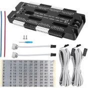 Resim Geeroyoo Merdiven Işıklı Kontrolörü: Esnek Led Bandı, Hareket Sensörlü, 32 Kanal Aydınlatma, Dc 12v-24v, Gömülü Tip Siyah 