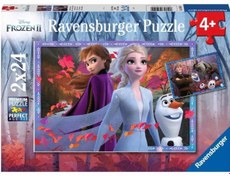 Resim Ravensburger 2x24 Parça Puzzle Walt Disney Frozen 2 050109 