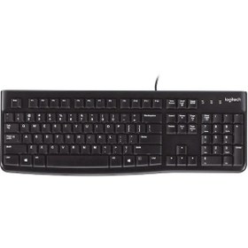 Resim Logıtech K120 Q Usb Kablolu Klavye Siyah 920-002505 