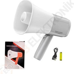 Resim POLAXTOR NOTEL 918L 25 WATT BLUETOOTH-USB-SİREN-SES KAYIT ÖZELİKLİ DAHİLİ BATARYALI MİNİ EL TİPİ MEGAFON 