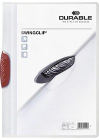 Resim Durable Sıkıştırmalı Dosya Swingclip Ortadan Klipsli 30 Sy Kırmız 
