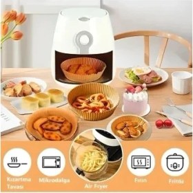 Resim Zenvia Fritöz Pişirme Kağıdı 50 Adet 