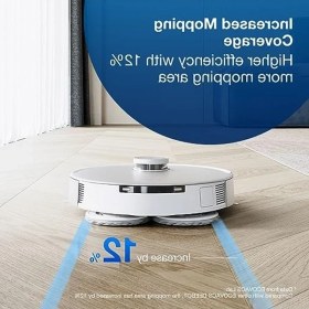 Resim Cekar Store Yıkanabilir Paspas Pedleri 4 Adet Deebot X2 Omni/ T20 Omni/ T10 Omni/x1 Omni/x1 Turbo Serisi Robot Vakum ve Paspas Temizleyici, Gri 