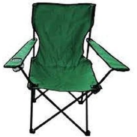 Resim Katlanabilir Metal Kamp Sandalyesi /yeşil Antrasit 