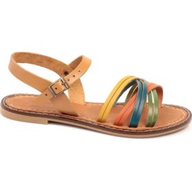 Resim Capone Outfitters Darya 830 Hakiki Deri Kadın Bodrum Sandalet 
