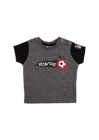 Resim Beşiktaş Antrasit Bebek T-shirt Siyah 