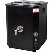 Resim Anka Yeni Nesil Çay Makinası 3 Demlikli 35 Litre Siyah 