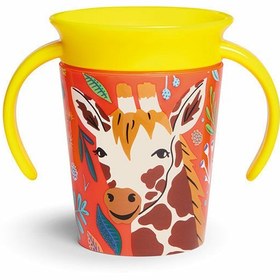 Resim Munchkin Mucize 360° Wildlove Alıştırma Bardağı 6 ay+ 177 ml Zürafa 