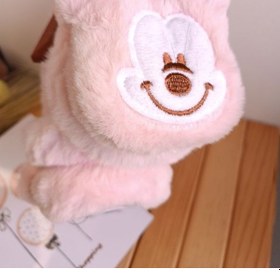 Resim Minnie Mause Figürlü Peluş Kulaklık Taç - Pembe Çok Renkli 