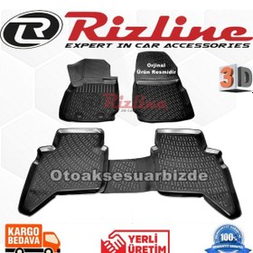 Resim Ford Ranger 3D Paspas Havuzlu Siyah 2013-2019 Arası 4 Prç Rizline 