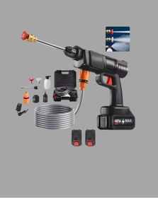 Resim Zengemtx Tek Bataryalı 48v Şarjlı Basınçlı Yıkama Makinesi 