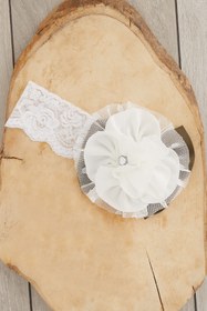 Resim Babygiz El Yapımı Yumuşak Eşsiz Aksesuarlı Doğal Pamuklu Penye Bebek Çocuk Kız Bandana Elmas Seri 