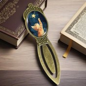 Resim Vintage Bronz Kedi ve Yıldızlı Gece Gökyüzü Metal Kitap İşareti - Antika Tarzı Kitap Severi Hediye Okuyucular İçin, Dayanıklı Metalik Bitiş ile İncelikli Tasarım, Kitap Tutkunları ve Koleksiyoncular İçin Mükemmel, Kitap Severi Hediyeleri, Okuma Aksesuarı, Şirin Tasarım, Antika Bitiş 