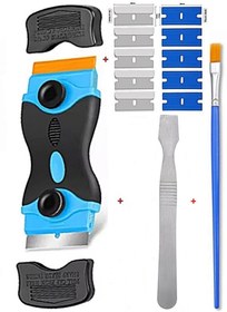 Resim RESSEM Plastik/Metal Kazıyıcı Kenar Oca Temizleme Aracı Etiket Çıkartma Kaldırma Araba Pencere vs st01 
