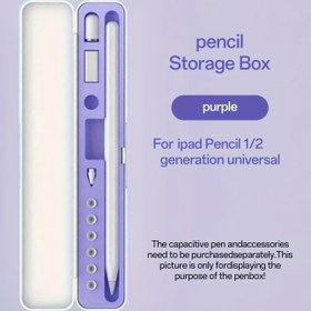 Resim Apple Pencil 1/2 Nesli için Evrensel Koruyucu Saklama Çantası, Dayanıklı Kayıp Önleyici Tablet Aksesuarı, iPad ile Uyumlu, Pil veya Elektronik Bileşen Yok 