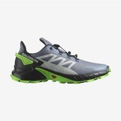 Resim Salomon Supercross 4 Erkek Outdoor Ayakkabı L47315800-flint Stone/black/green Gecko 