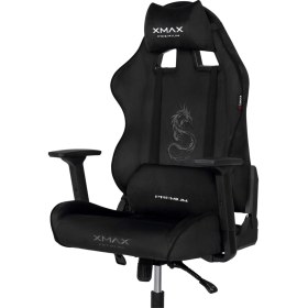 Resim Xmax / Rio Balerion Terletmez Kadife Kumaş Siyah Gaming Oyuncu Koltuğu / 120 kg Taşır 