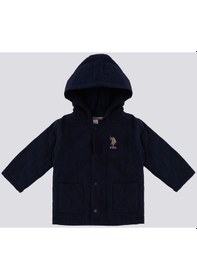 Resim U.S. Polo Assn. U.s. Polo Assn Lacivert Cepli Kapüşonlu Bebek Mont 5274-41492 Lacivert 