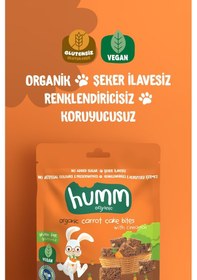 Resim Humm Organic Organik Glutensiz Vegan Havuçlu ve Tarçınlı Kek Atıştırmalık 3 x 30 G 