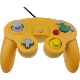 Resim Sarı Kablolu Gamepad Nintendo Ngc Gc İçin Gamecube Denetleyicisi İçin Wii Wiiu Gamecube Joystick Joypad Oyun Aksesuarı 