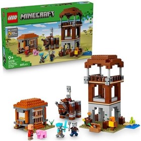 Resim LEGO® Minecraft® Yağmacı Karakolu ve Çapulcu 21278 - 9 Yaş ve Üzeri Çocuklar için Video Oyunu Temalı Yaratıcı Oyuncak Yapım Seti (665P) 